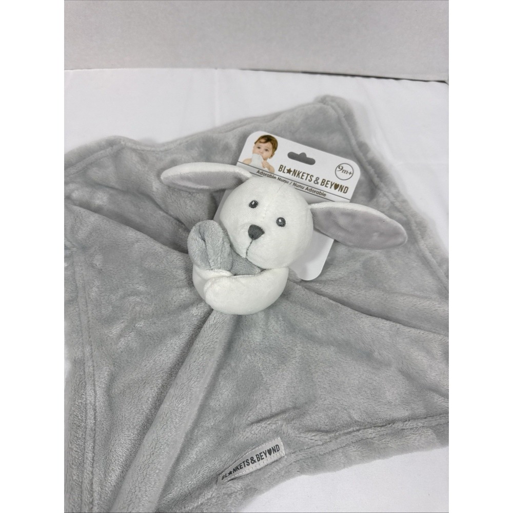 Lovey Bunny Plush Blankets & Beyond Gray Rabbit Gray Baby Security Blanket Soft